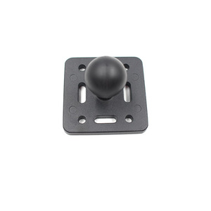 Base carrée pour boule de 1 pouce (2,17"x2,17") à 4 trous, motif AMPS avec boule de taille B / 1 pouce / 25 mm VIN-B-004 - Product Image 2