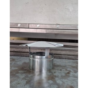 Tapa de chimenea de acero galvanizado tipo inserto, cubierta fija para chimeneas de techo - Product Image 5