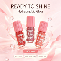 LSFAIRY LG193 Gloss à lèvres hydratant végétalien transparent longue tenue, personnalisable, étanche, avec emballage marque privée, tubes en gros