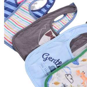 Bavoir et serviette anti-salive pour bébé 0-1 an, en pur coton, anti-salissures, vente en gros directe usine pour l'export - Product Image 5