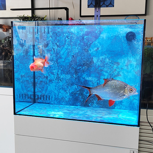 Petit aquarium de bureau - Aquarium en verre tout-en-un avec filtre et pompe à oxygène pour la maison - Product Image 3