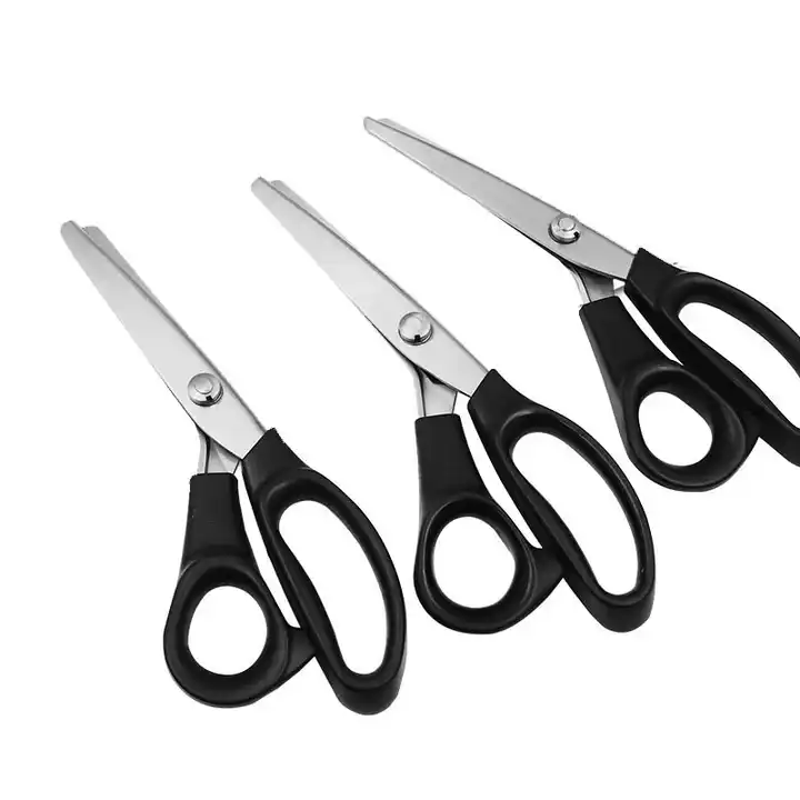 Stainless Steel Pinking Shears Fabric Sewing Scissors Professional