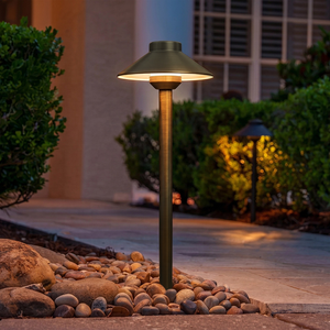 Die-Cast Brass LT2401 Low Voltage 12V AC/DC Path Area Light Landscape <strong>Lighting</strong> Fixture with G4 LED Bulb for <strong>Outdoor</strong> <strong>Lighting</strong> - Product Image 1