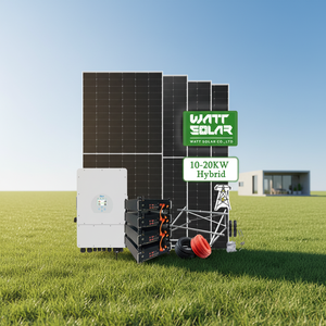 Sistema Solar Híbrido de <span class=keywords><strong>5KW</strong></span>, 8KW, 10KW con Controlador MPPT, Batería de Respaldo, Fuente de Alimentación Estable, Juego Completo - Product Image 1