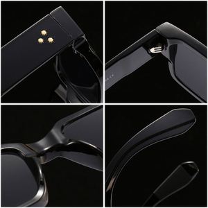 Gafas de Sol Personalizadas con Logotipo, Estilo Punk Vintage en Degradado Verde Oscuro para Mujer, Protección UV400, Remaches Cuadrados, para Hombre y Mujer - Product Image 6