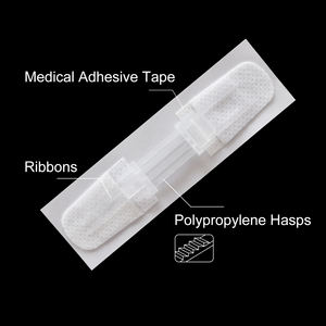 Fermetures de plaies d'urgence Bande de fermeture à glissière indolore Sutures de point de fermeture éclair Réparation de lacération Bandages adhésifs pour les premiers soins des plaies - Product Image 2