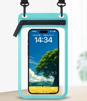 Kantong Ponsel Anti Air Grosir, Tas Ponsel Bawah Air, Tas Kering, Casing Ponsel untuk Berenang dan Menyelam, untuk iPhone dan Samsung