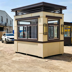 Cabina di Sicurezza Mobile Portatile per Tutte le Condizioni Meteo, Postazione Prefabbricata con Grandi Finestre per Monitoraggio del Cancello - Product Image 3