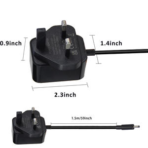 Adaptador de corriente continua de 12V 2A Adaptador de enchufe de pared de 12V 2A a DC12V 2A con garantía de 2 años U.L. Material ignífugo certificado ABS + PC - Product Image 2