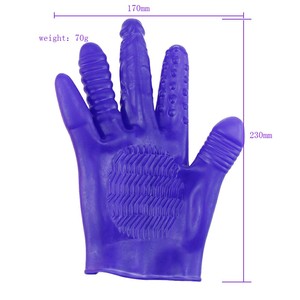 Kostenlose individuelle Schachtel - Sexhandschuhe Fingering Dildo Masturbation erotische Vagina Stimulator Selbstbehagliche Brust Nippel Bdsm Spielzeug - Product Image 5