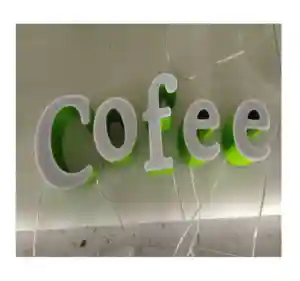 Custom 3D Acrylic LED Frontlit Letter Signs Light Up LettersためIndoor Advertising Sign