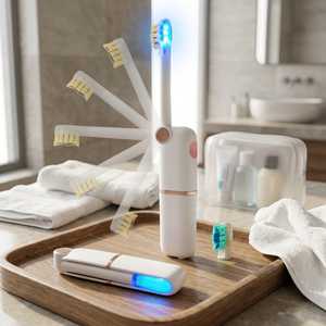 Cepillo de Dientes Eléctrico Sónico Portátil de Viaje con Limpieza UVC, Cepillo de Dientes Eléctrico Blanqueador Personalizado para Adultos, Cepillo de Dientes de Viaje - Product Image 3