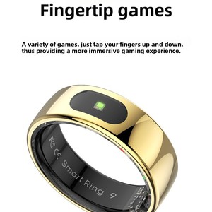 Anillo inteligente R08 con IA, monitor de salud, tecnología transparente, monitor de frecuencia cardíaca y sueño, joyería de fitness para hombres y mujeres, OEM, resistente al agua. - Product Image 5