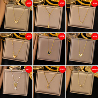 Colliers pendentifs pour femmes en acier inoxydable plaqué or 18 carats, chaînes de style bambou, colliers ras du cou personnalisés, vente en gros