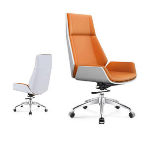 Chaise de bureau exécutif haut de gamme en cuir chaise de conférence pivotante confortable pour un usage domestique chaise de jeu d'<span class=keywords><strong>ordinateur</strong></span> longue assise haute - Product Image 6