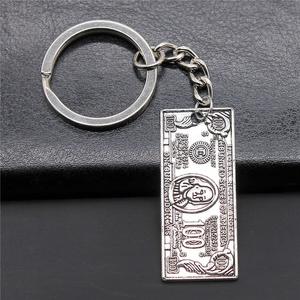 Benutzer definierte <span class=keywords><strong>Dollar</strong></span> RMB Pfund Euro Hongkong <span class=keywords><strong>Dollar</strong></span> und andere Münzen Metall Schlüssel bund - Product Image 2