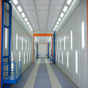 Cabina <span class=keywords><strong>de</strong></span> <span class=keywords><strong>Pintura</strong></span> para Camiones Grandes con Calefacción por Quemador Diésel, Certificación CE, Dimensiones Personalizables para <span class=keywords><strong>Taller</strong></span> <span class=keywords><strong>de</strong></span> Carrocería - Product Image 1