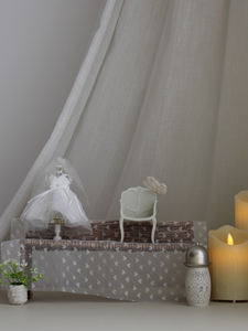 12 ~ 8 Punten Poppenhuis Europese Stoel Met Miniatuur Pop Schieten Rekwisieten/Voor Maileg Stijl - Product Image 3