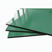 Panel Komposit Aluminium Finishing Cermin Tahan Gores untuk Papan Nama Latar Belakang Logo Toko