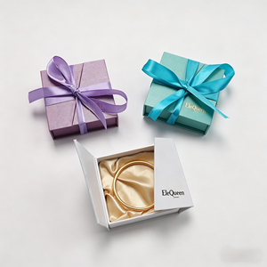 Eco-Friendly Recyclable Paper Double-Door Jewelry <b>Box</b> Magnetic Closure Custom Logo Gift <b>Packaging</b> for <b>Small</b> Business - Product Image 5