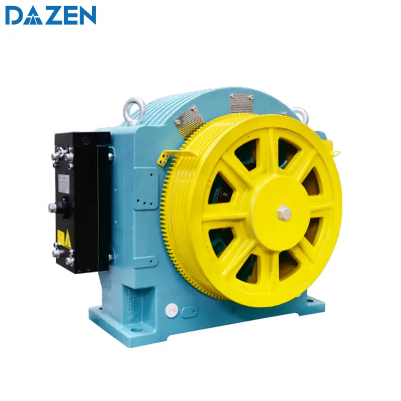 Gearless Traction Machine Elevator Motor