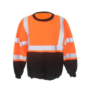 New Design Factory Worker Wear Em Torno Do Pescoço Manga Longa Oi Vis Uniforme de Segurança Segurança Reflexivo Polo t Shirt Com Fita Refletor - Product Image 5