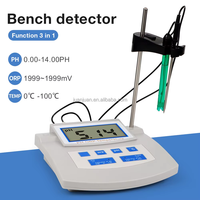 ORP-25C de haute qualité 3 en 1 ORP PH température testeur de qualité de l'eau testeur de PH de laboratoire numérique avec prise ue largement utilisé