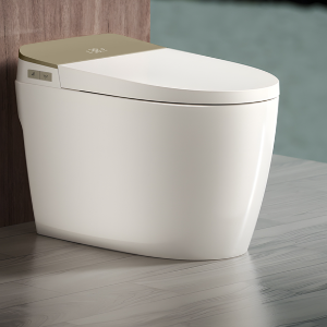 Inodoro Inteligente Estándar con Descarga por Pedal, Tapa Automática, Bidé, Secador de Aire Caliente, Montaje en Suelo y Asiento Calefactado - Product Image 3