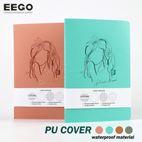 A5 Logo coloré couverture souple personnalisée écriture étudiant exercice Journal Portable filles étanche bloc-notes ligné cahier