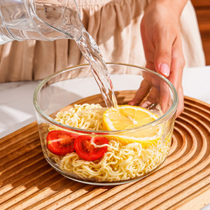 <span class=keywords><strong>En</strong></span> stock récipient rond hermétique <span class=keywords><strong>en</strong></span> verre pour aliments pot à légumes <span class=keywords><strong>en</strong></span> verre micro-ondable avec couvercles - Product Image 2