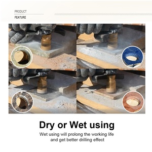 SHDIATOOL 20mm-150mm M14 Vacuum <strong>Brazed</strong> Diamond Drilling <strong>Core</strong> <strong>Bits</strong> Hole Saw <strong>Drill</strong> <strong>Bit</strong> for Porcelain Tile Granite Marble - Product Image 5