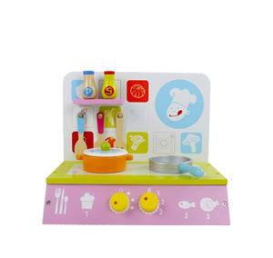 Usine vente directe enfants d'âge préscolaire jeu de rôle <span class=keywords><strong>jouet</strong></span> Offre Spéciale en amazonie Rose mignon jouets de <span class=keywords><strong>cuisine</strong></span> en <span class=keywords><strong>bois</strong></span> - Product Image 2