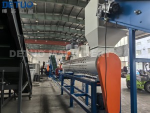 प्लास्टिक की बोतल रीसाइक्लिंग के लिए प्लास्टिक की बोतल रिवॉल्वर लाइन के लिए लेबल हटाने - Product Image 3