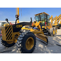 Niveleuse à moteur de chantier STG190C-10S pour un nivellement précis du terrain avec un dozer avant et un ripper arrière en vente