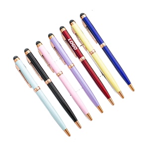 Elegante Lápiz Óptico de Aluminio con Doble Punta para Pantallas Táctiles y Escritura, Regalo Promocional Perfecto - Product Image 1