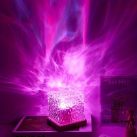 Projecteur d'ondes océaniques LED amélioré, veilleuse avec télécommande, effet d'ondulation de l'eau, aurore, galaxie, pour la décoration de la maison, cadeau pour filles