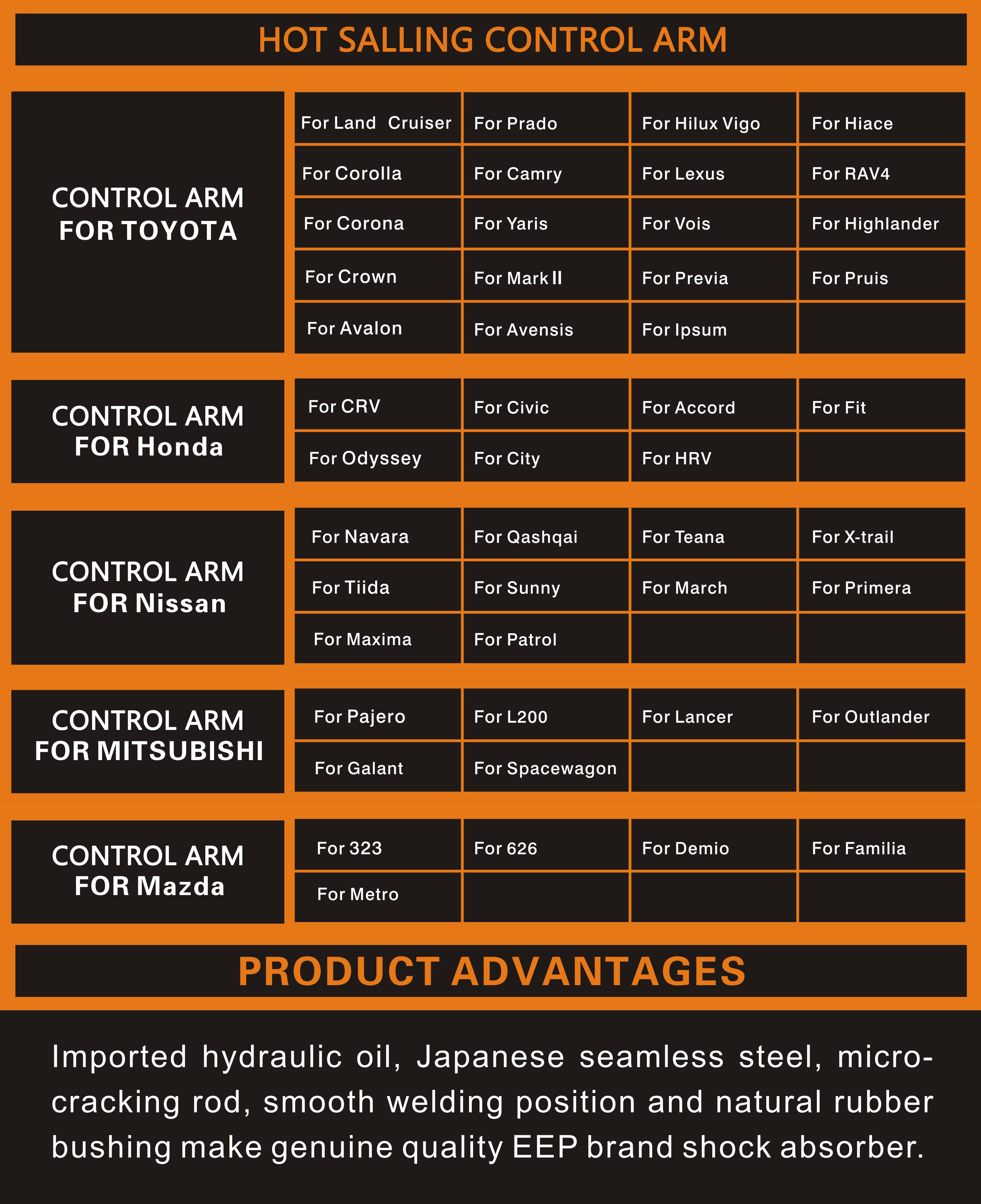 control arm front lower nissan d21