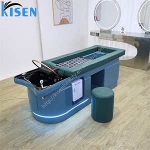 KISEN Multifunctional Hair Wash Shampoo Bed Moxibustion Bed Foot Bath Water Circulation Massage Bed for <b>Physical</b> Therapy Shop - Product Image 5