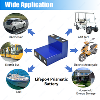 Sel Baterai LiFePO4 Prismatic CATL 3.2V 122Ah Grade 3.2V 122Ah, 8000 Siklus, -40~80, Tingkat Pengosongan 2C, untuk EV, RV, Rumah Tinggal, Solar ESS