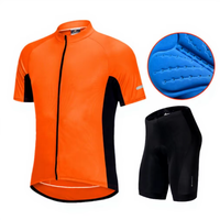 Kits de Vêtements de Sport pour Hommes en Nylon/Cachemire Anti-humidité, Approvisionnement Exclusif Transfrontalier, Tenues de Cyclisme d'Été, Triathlon, Route