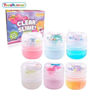 Arcilla Plástica Blanca Transparente, Slime a Granel, No Tóxico, Kit de Slime Azul para Niños, Juguetes al por Mayor Toysrunner SL295 - Product Image 2