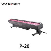 LED 20*15W RGBW Wall Washer Outdoor IP65 Tahan Air DMX512 Kontrol Pixel  Aluminium Alloy Lithium untuk Konser Pernikahan Teater
