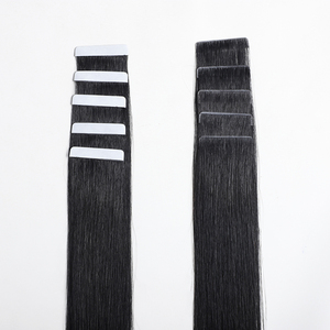 Estensioni di Capelli Umani Vergini Remy Europei Direttamente dalla Fabbrica, con Nastro Invisibile, Cuticole Allineate, Lisci e Setosi, Colore Chiaro - Product Image 3