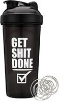 Bouteille shaker de protéines de salle de sport en plastique sans Bpa avec logo personnalisé en gros pour le fitness