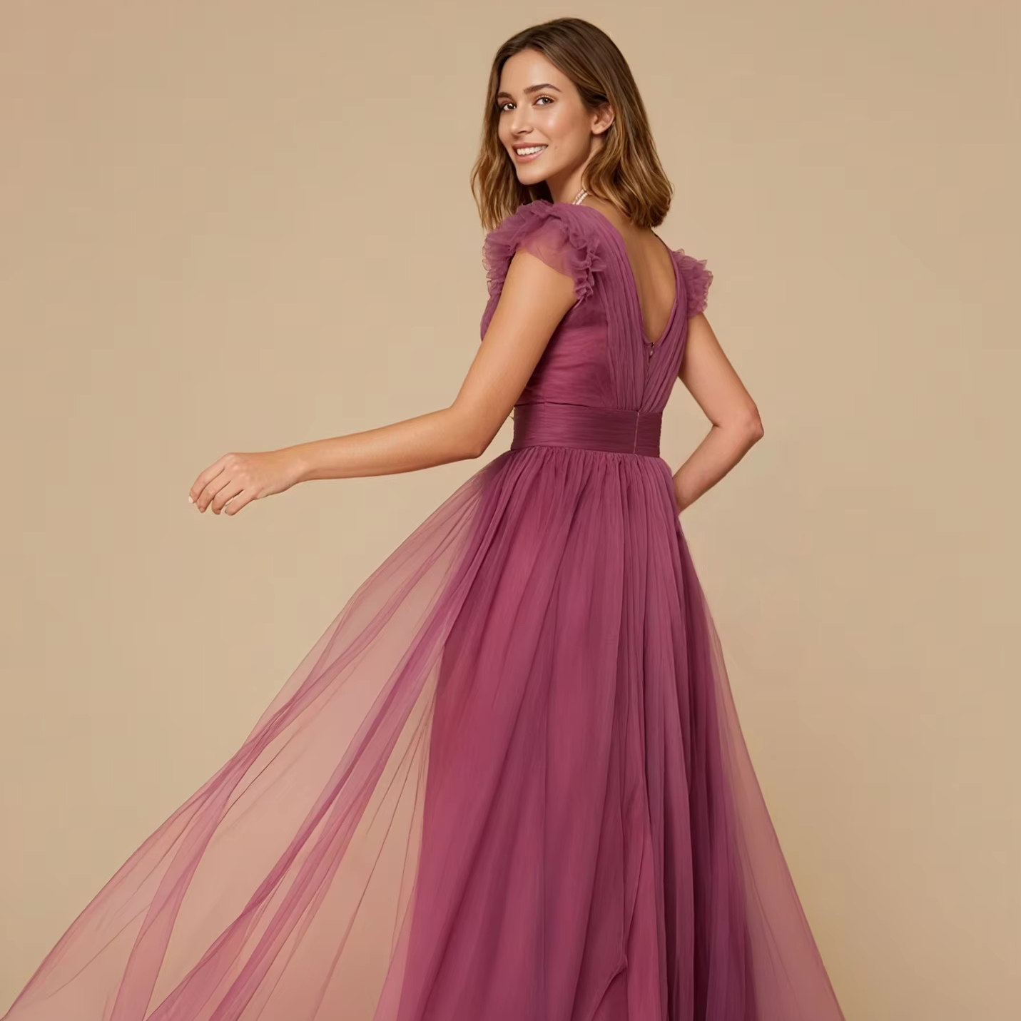 bridesmaids dresses plum