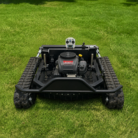 Pengiriman Gratis CE EPA Disetujui Mesin Pemotong Rumput RC Segala Medan Robot Pemotong Rumput Remote Control