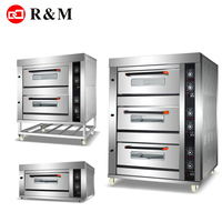 Four électrique industriel, 1, 2 ou 3 pont, prix, équipement de boulangerie, Commercial, appareil de cuisson du pain, des pizzas