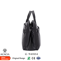 Porte-documents professionnel imperméable gris de qualité en cuir PU, multifonctionnel, pour ordinateur, conférences, bureau, voyages et rangement de dossiers