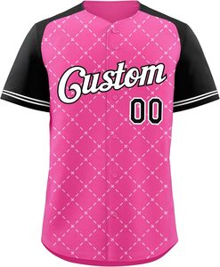 Camiseta deportiva con protección UV 90s Hip Hop Button Down Sports Shirts Número de nombre cosido personalizado para hombres Mujeres Jóvenes - Product Image 2