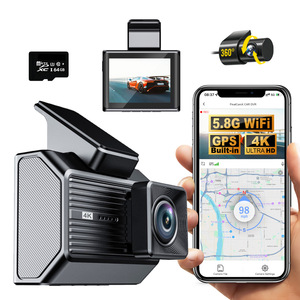 Dashcam <span class=keywords><strong>Accesorios</strong></span> <span class=keywords><strong>para</strong></span> automóviles Nuevo 4K + 4K Belt IPSS Creen WiFi APP Posicionamiento GPS Tipo-C Cámara de salpicadero ultra clara - Product Image 3